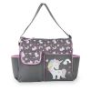 Baby Boom Happy Unicorn Duffle Diaper Bag - Gray Print