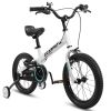 C16112A Ecarpat Kids' Bike 16 Inch Wheels, 1-Speed Boys Girls Child Bicycles For 4-7 Years, With Removable Training Wheels Baby Toys, Coaster+U Brake