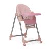 Convertible High Chair on Wheels with Removable Tray, Height and Angle Adjustment for Baby And Toddler, Pink