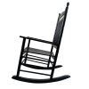 BALCONY PORCH ADULT ROCKING CHAIR - BLACK