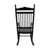 BALCONY PORCH ADULT ROCKING CHAIR - BLACK