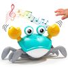 Children's Electric Automatic Induction Crab Toy; Boys And Girls 3-6 Years Old; Simulated Crawling Crab Toys; Birthday Gift For Baby