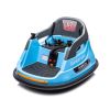 12V ride on bumper car for kids,1.5-5 Years Old,Baby Bumping Toy Gifts W/Remote Control, LED Lights, Bluetooth & 360 Degree Spin, Vehicle body with an