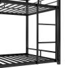 Metal Twin Size Triple Bunk Bed