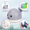 Whale Bath Toy; Light Up Baby Bathtub Toys With Automatic Spray Water And Colorful LED Light; Induction Sprinkler Bathroom Shower Pool Bath Tub Toys F