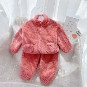 Fashion Men And Women Children's Suit (Option: Red-120cm)